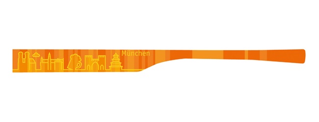 1 Bügelpaar eye:max 5820-03Farbe: München orange - Bügellänge: 138mm