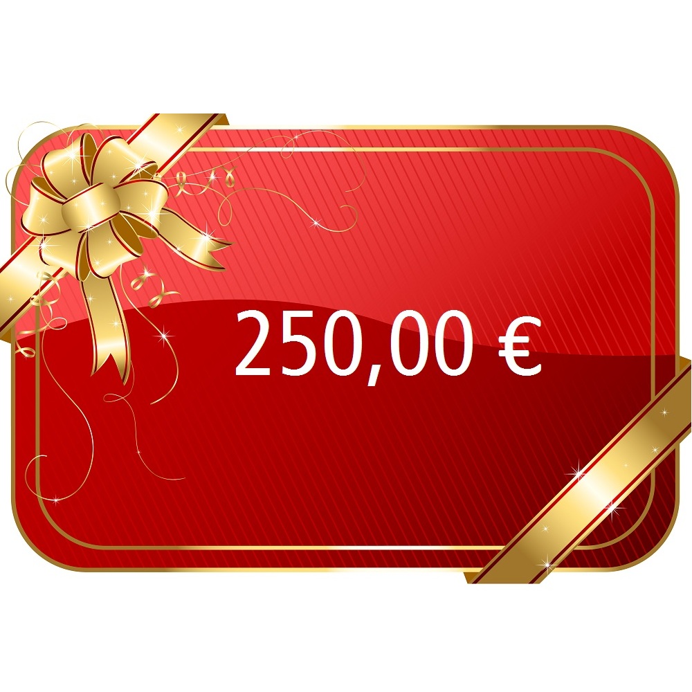 250,00 € Gutschein 250,00 € Gutschein