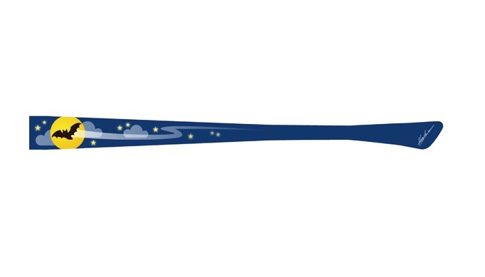 1 Bügelpaar eye:max 5692-02Farbe: Mond-Fledermaus - Bügellänge: 135mm 1 Bügelpaar eye:max 5692-02