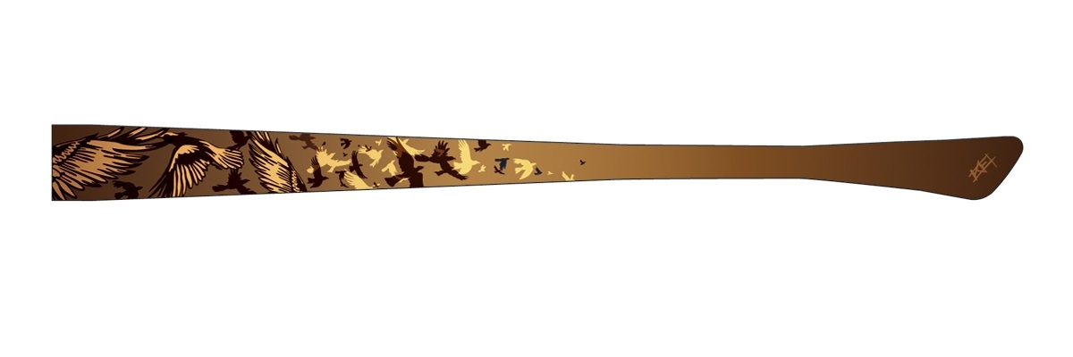 5412-08 - 135 - Raben braun 1 Bügelpaar eye:max 5412-08