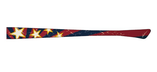 1 Bügelpaar eye:max 5823-02 Farbe: Zirkus rot-blau - Bügellänge: 135mm 1 Bügelpaar eye:max 5823-02