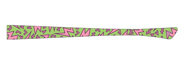 1 Bügelpaar eye:max 5864-02 Farbe: Flash 80er grün-pink - Bügellänge: 135mm 1 Bügelpaar eye:max 5864-02