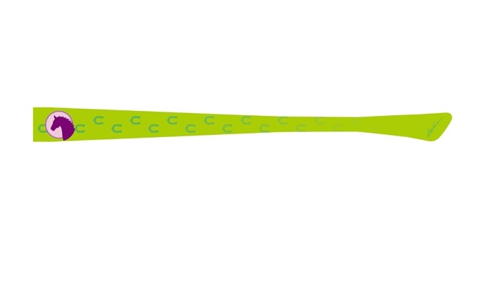 1 Bügelpaar eye:max 5691-04 Farbe: Grün Pferd - Bügellänge: 135mm 1 Bügelpaar eye:max 5691-04