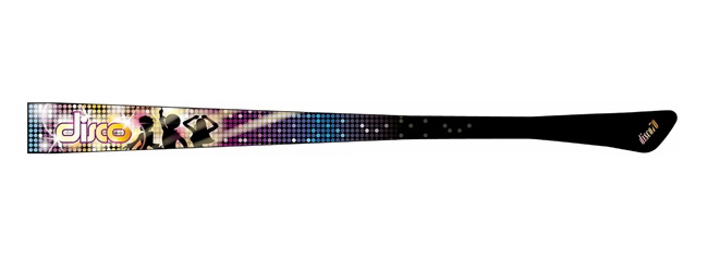 1 Bügelpaar eye:max 5885-04 Farbe: Disco 70er bunt - Bügellänge: 135mm