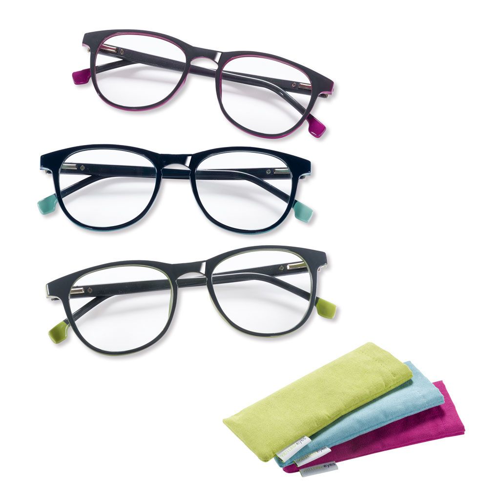 Lesehilfe | Lesebrille - VIOLA + 2,00 GRAU/GRÜN Lesehilfe | Lesebrille - VIOLA + 2,00 GRAU/GRÜN