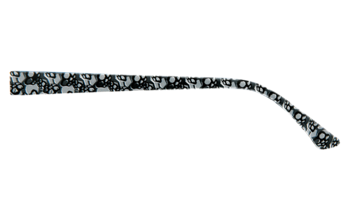 1 Paar Change Me Wechselbügel 8426-2Material: Grilamid - Farbe: grau schwarz auf blau - Bügellänge: 130mm 1 Paar Change Me Wechselbügel 8426-2