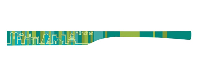 1 Bügelpaar eye:max 5820-05Farbe: München mint-petrol - Bügellänge: 138mm 1 Bügelpaar eye:max 5820-05