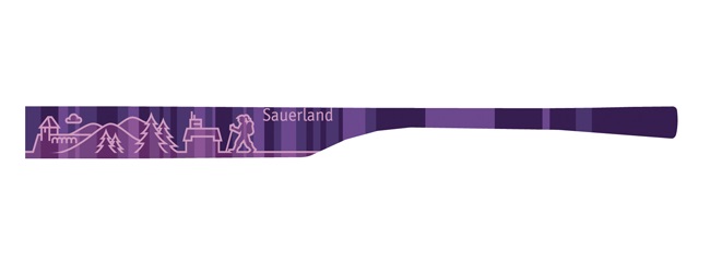 1 Bügelpaar eye:max 5814-04Farbe: Sauerland lila - Bügellänge: 138mm