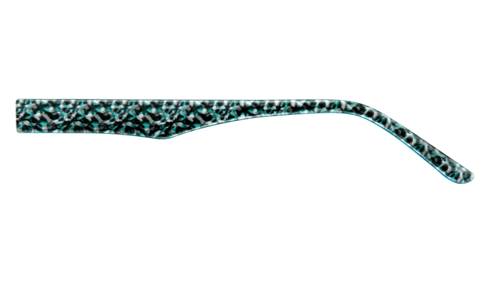 1 Paar Change Me Wechselbügel 8430-1Material: Grilamid - Farbe: grau silber schwarz auf türkis - Bügellänge: 130mm 1 Paar Change Me Wechselbügel 8430-1